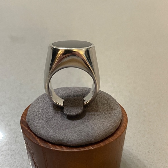 Pianegonda Sterling Silver Onyz Ring - Picture 8 of 9